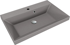 Style Line Раковина мебельная Asti 70х45 кварц серый шелк – фотография-1